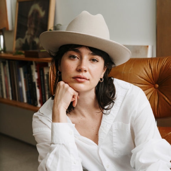 NWOT Wool Blend Women’s Cowboy Hat in Bone Color OS main image 4